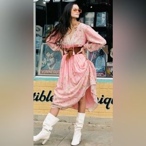 Spell And The Gypsy Collective Hendrix Dress in Coral Size M